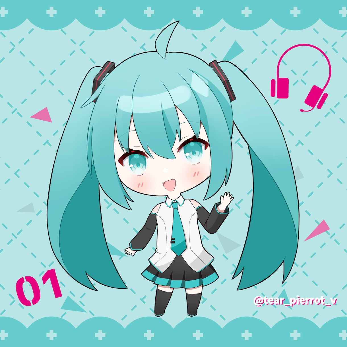 期間限定価格！可愛い絵柄でご希望のイラスト描きます アイコン、サムネ、MV、グッズ、立ち絵イラストなど承ります！ イメージ6