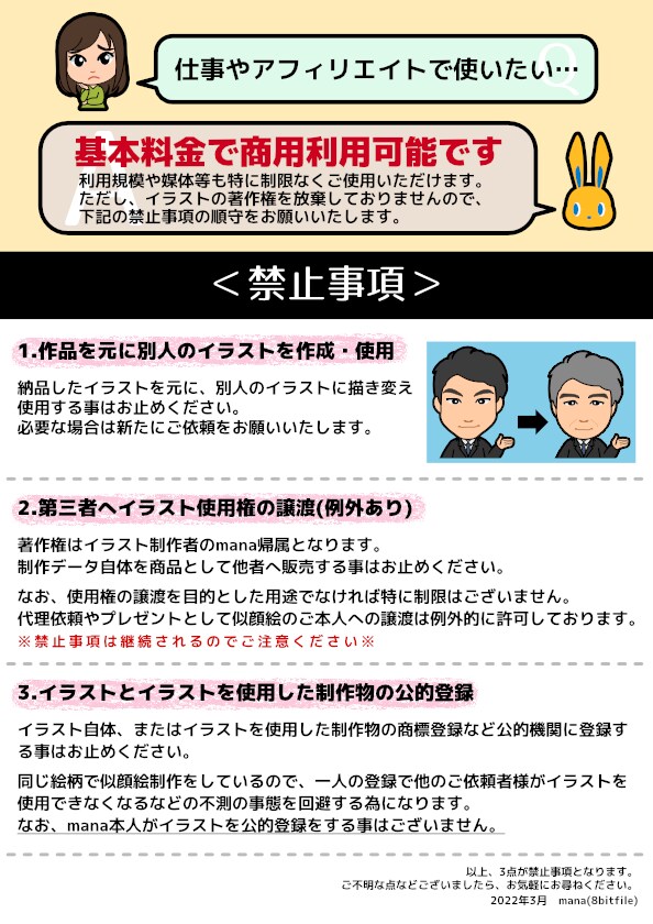 選べるポーズで写真を元に上半身イラストを描きます 【商用可】あなたを可愛く二頭身デフォルメキャラクター化！ イメージ3