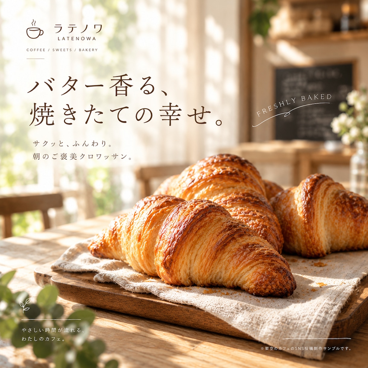 お店のSNS投稿画像を1枚制作します AIでお店の魅力が伝わるSNS画像を制作します！ イメージ2