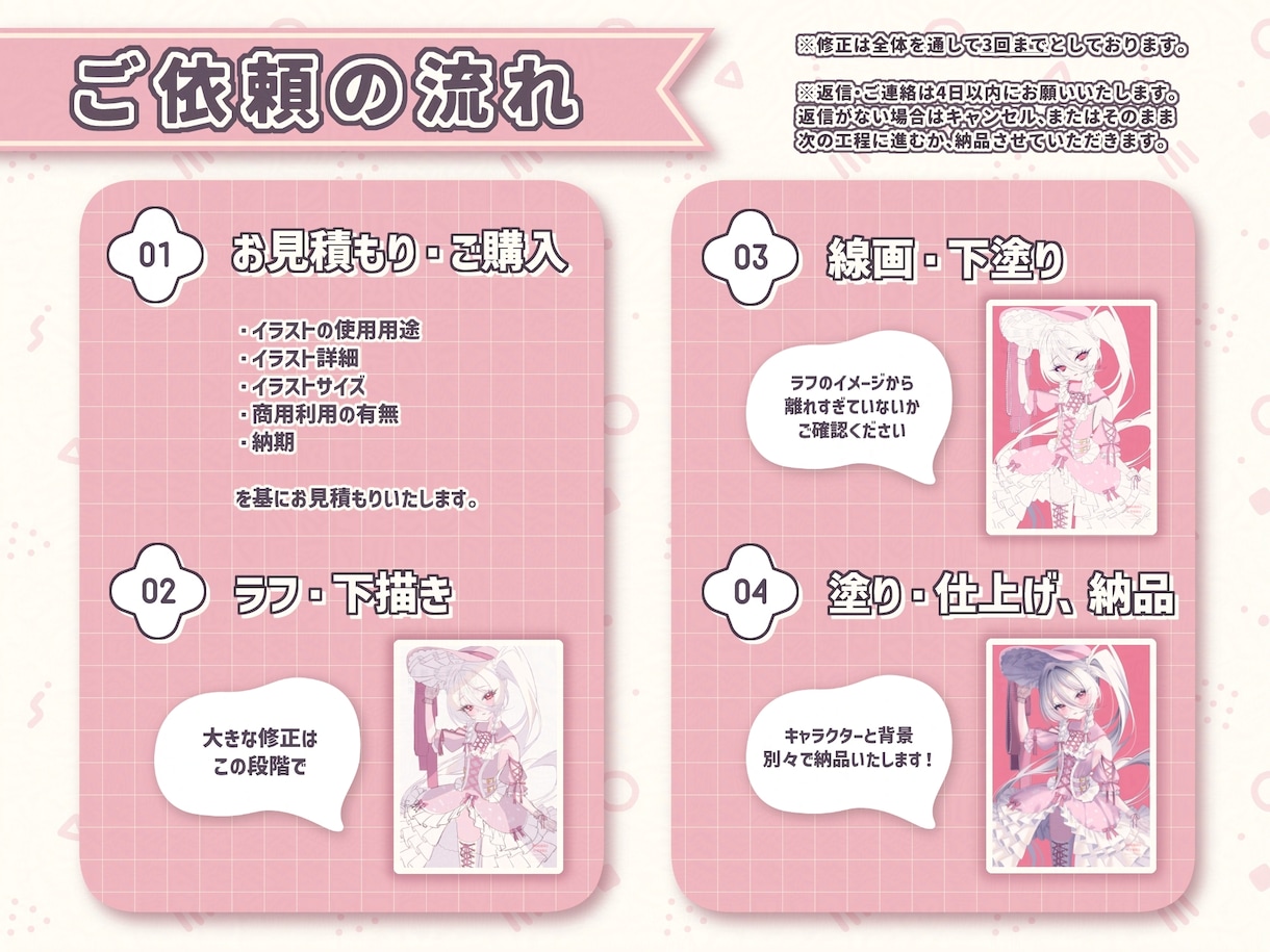 かわいく儚い女の子のイラストお描きします 空気感を大切にしたイラスト制作を行います。 イメージ2
