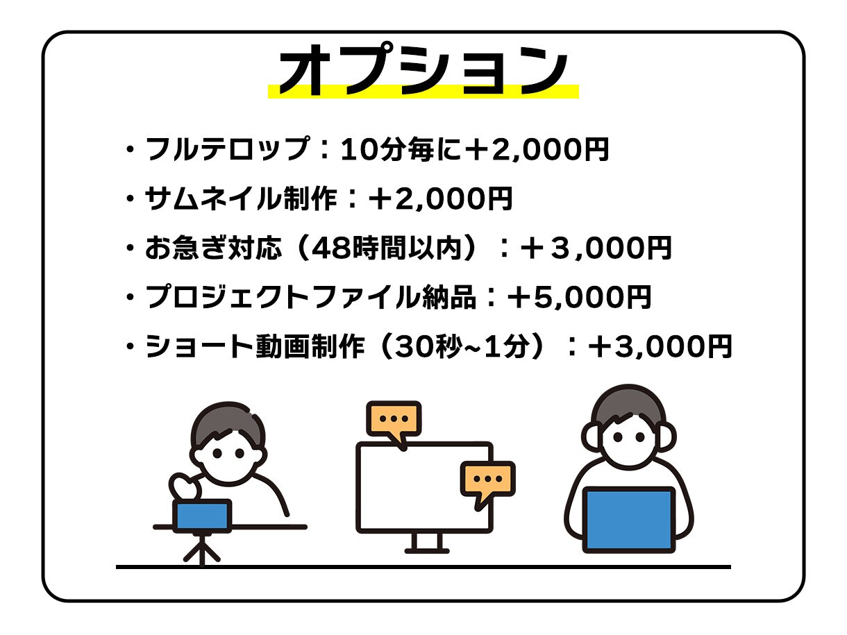 YouTube動画編集｜丁寧に対応します 社会経験を活かした丁寧なやり取りで、高品質な動画に仕上げます イメージ3