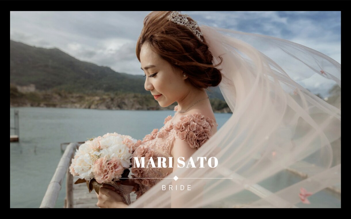 低価格での結婚式ムービ提供します おしゃれなオープニングムービーを低価格でいかがですか？ イメージ4
