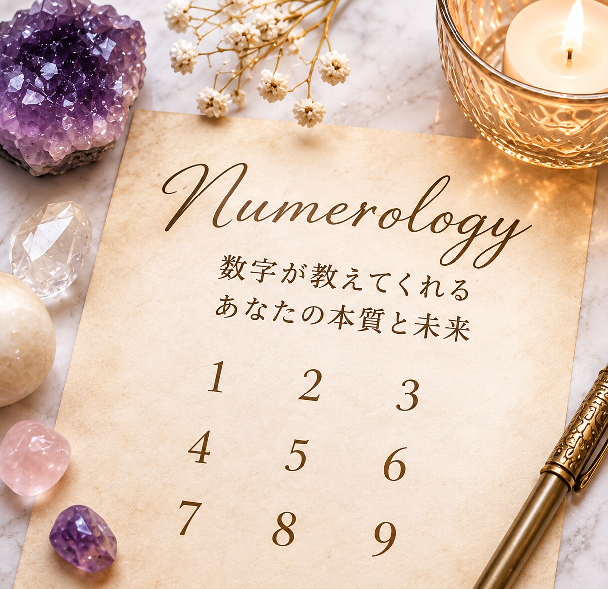 1000円*数秘術で本質と運勢を鑑定します 数秘術であなたの本質と運気を鑑定します イメージ1
