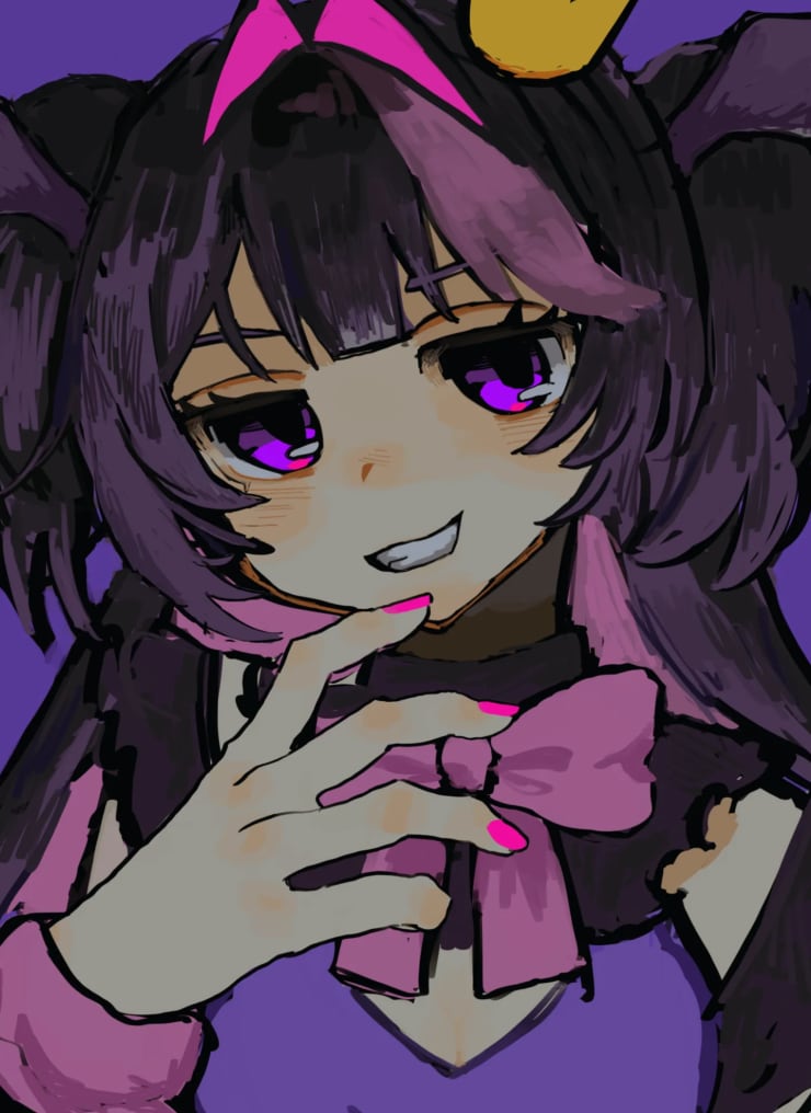 視線泥棒♡ダークで可愛いイラストお描きします 観賞用/アイコン/動画素材/サムネイル/MVイラスト/対応◎ イメージ5