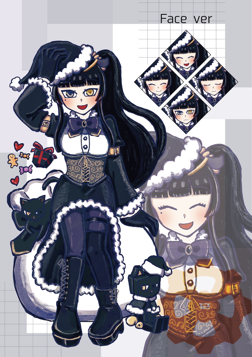 立ち絵イラスト　IRIAMも対応します レトロでポップなデザインが得意です。 イメージ1