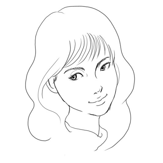 色紙に似顔絵サインをテーマに似顔絵を描きます あなたの似顔絵をカッコよく！可愛く！綺麗に！漫画風に描きます イメージ4