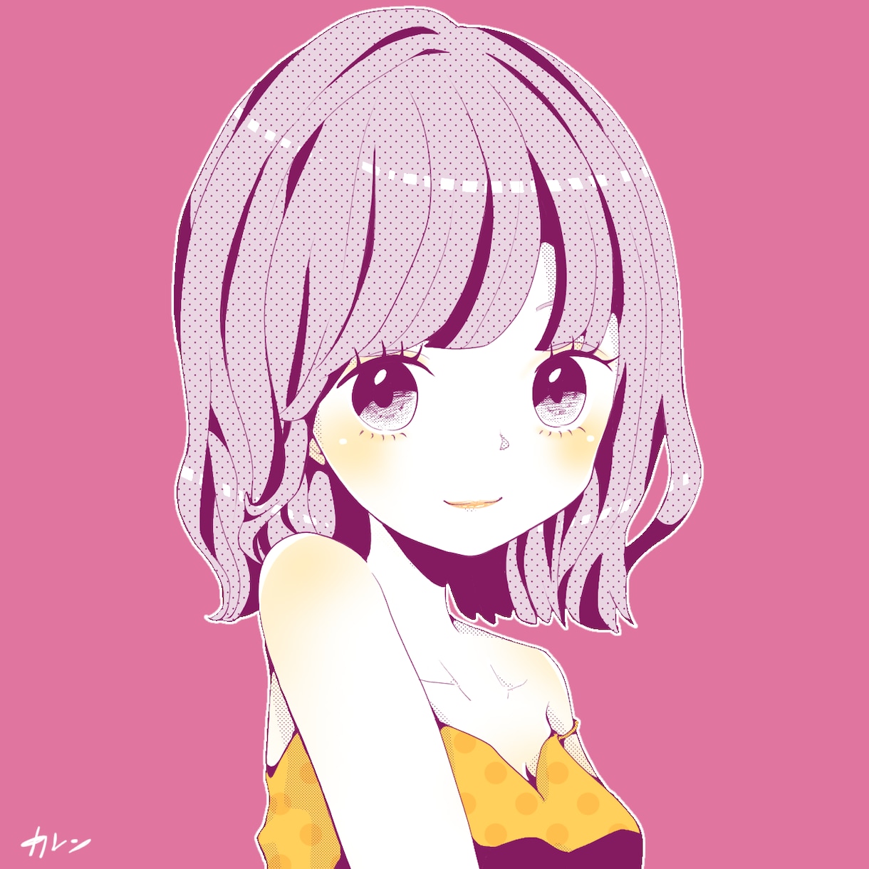 可愛い女の子イラスト作成します キラキラかわいい女の子が得意です！♡ イメージ6
