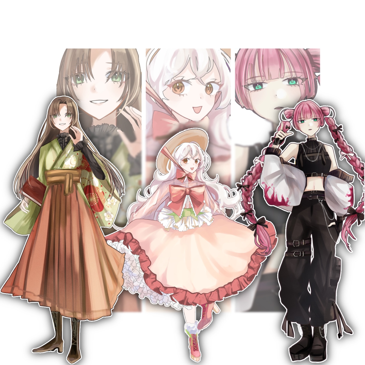 高クオリティの立ち絵を制作します TRPG/コテキャシート/立ち絵に使えるイラストを制作します イメージ2