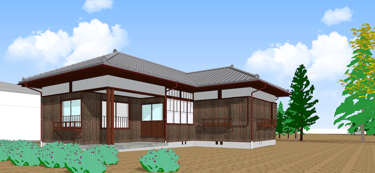 パース作成作業を手伝います 建設会社、設計事務所　様のサポートをします。 イメージ6
