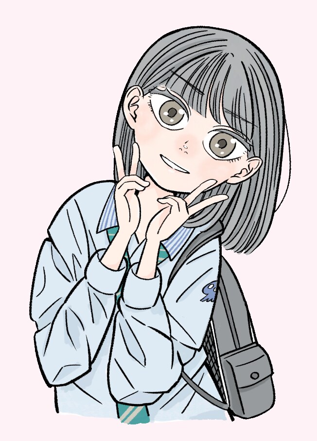 使いやすいポップで目を惹く人物イラストを描きます 多岐用途に使いやすい太めの線画風イラスト イメージ1