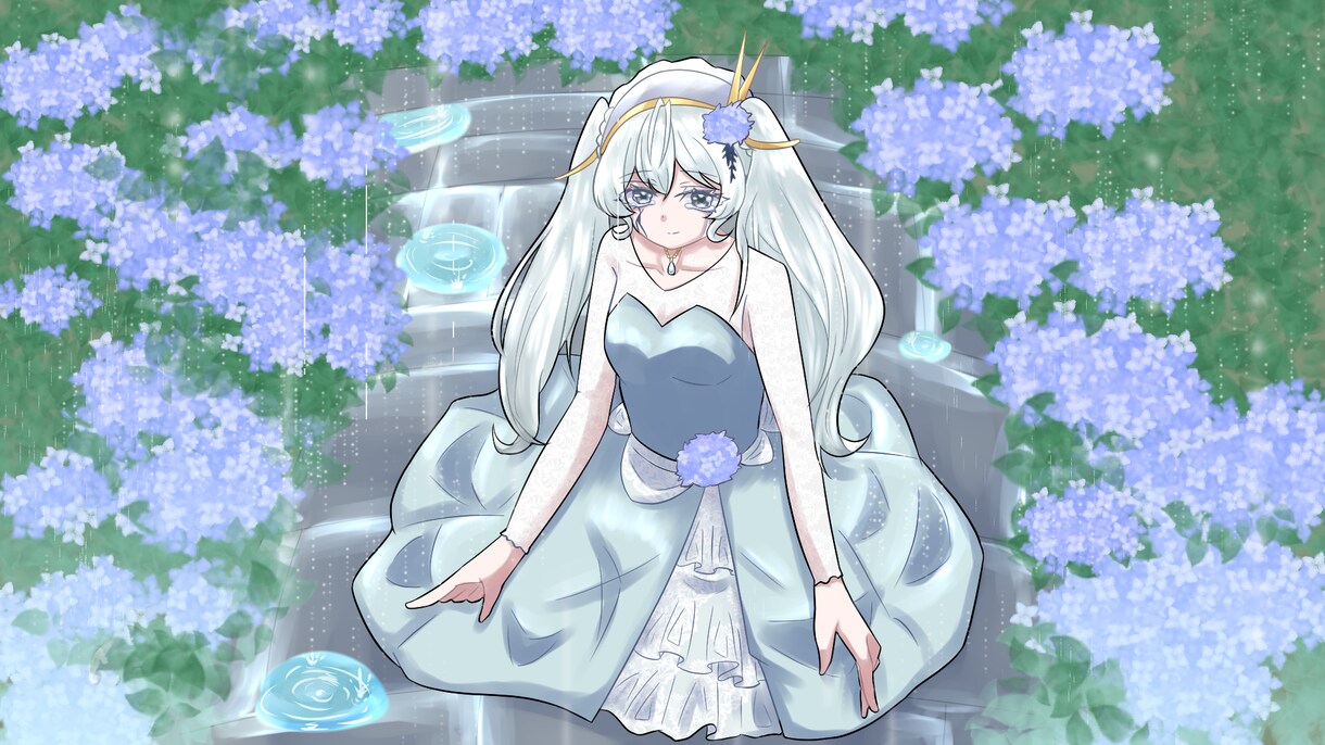綺麗系ファンタジーな女の子を描きます あなたの好みのモチーフをかわいい女の子にデザイン！ イメージ8