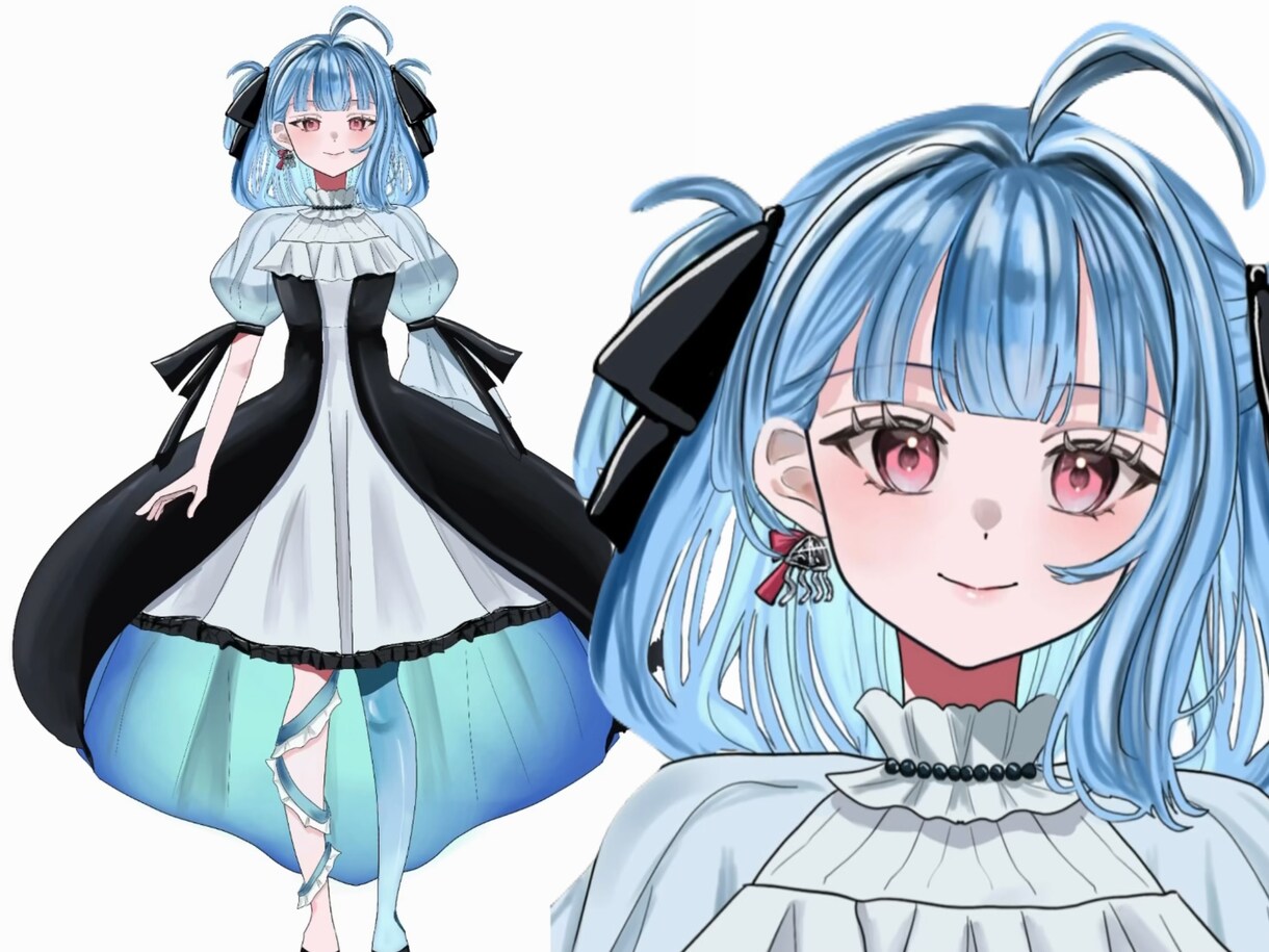 5名様限定セール中！Live2D一括制作します VTuberのキャラデザ、パーツ分け、モデリング行います！ イメージ4