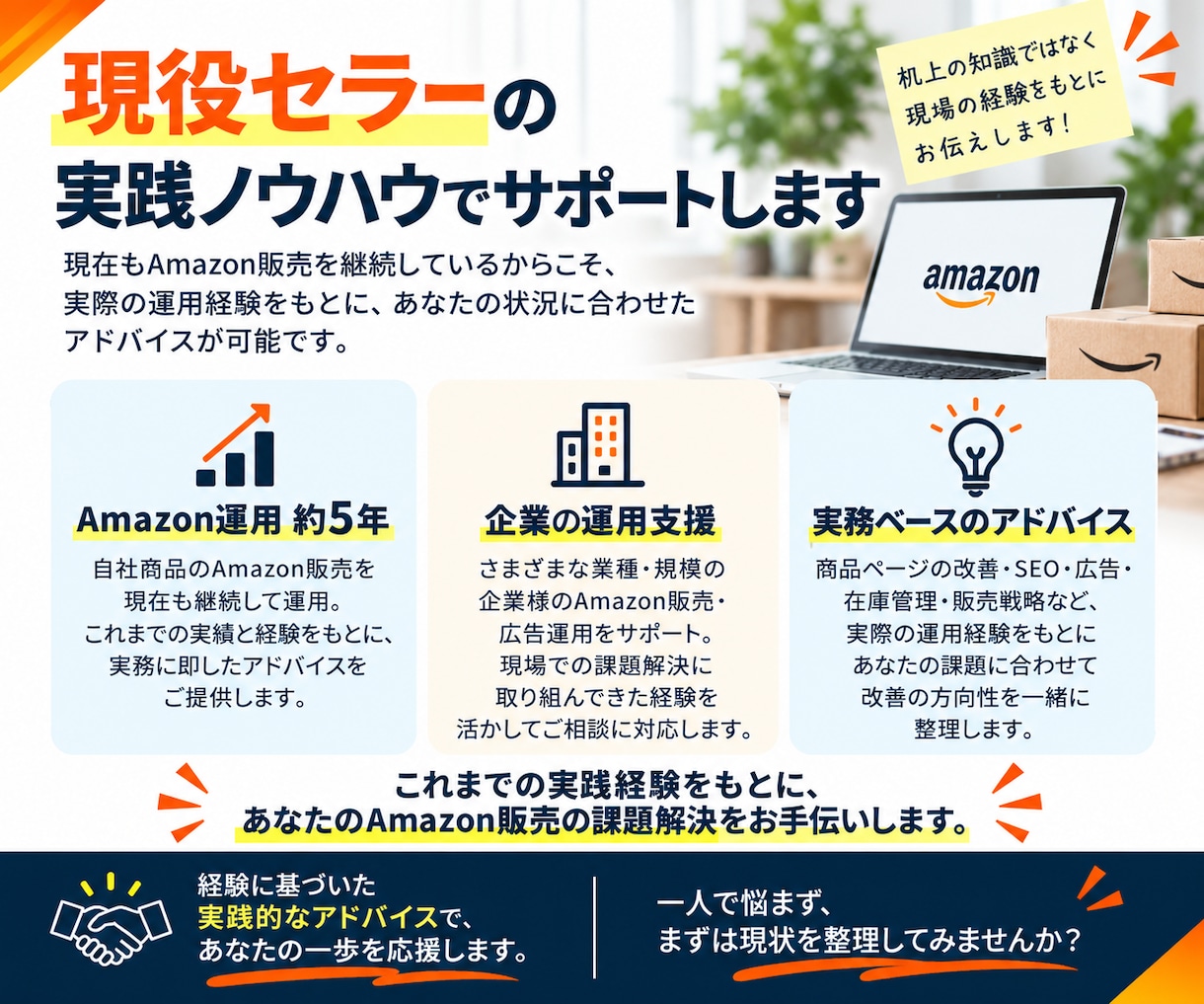 Amazon販売の改善策を一緒に整理します 60分×2回｜広告・SEO・売上改善をまとめて相談 イメージ9