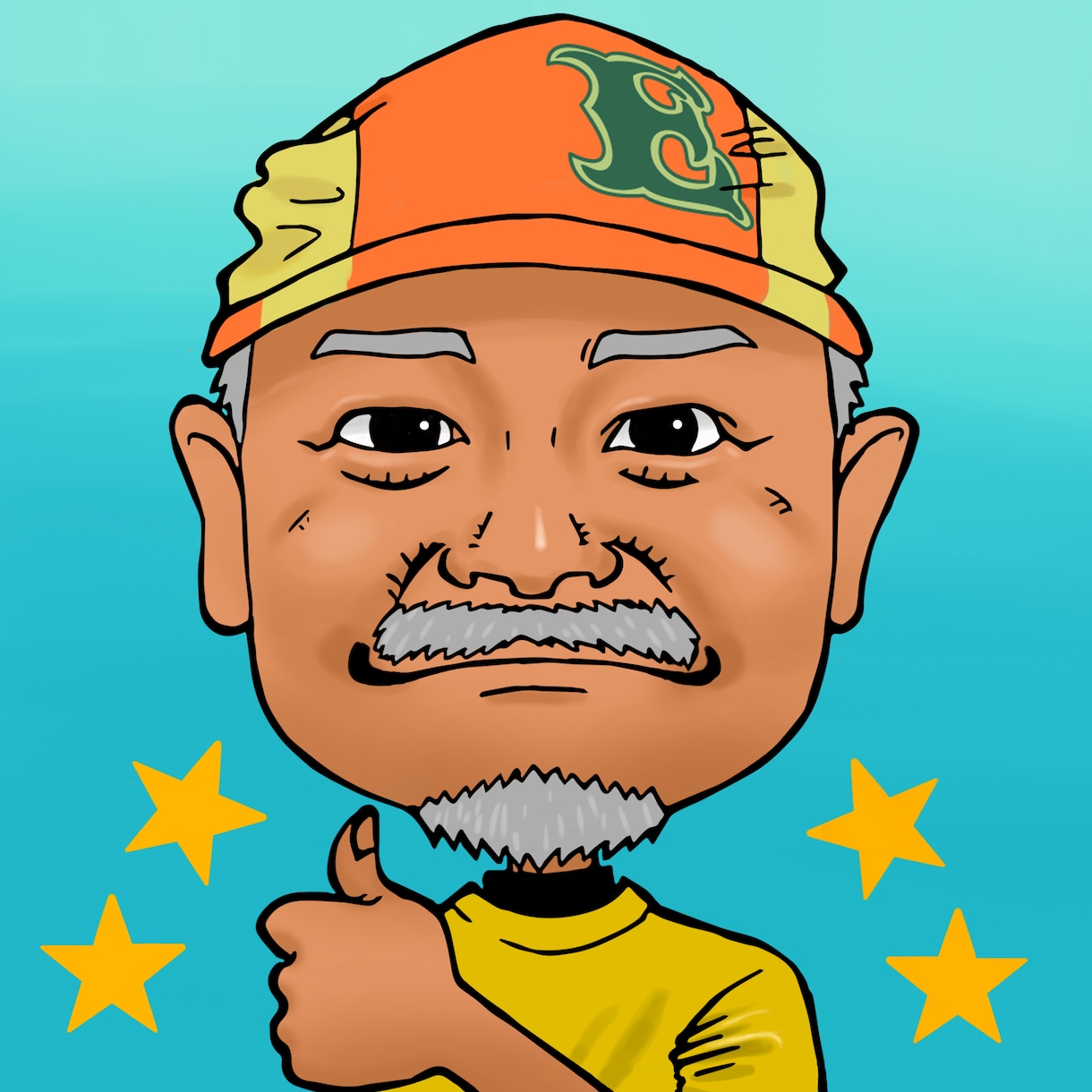 ちょっとリアル寄りのミニキャラ似顔絵を描きます 勢いのあるイラストで人目をひくアイコンにしませんか？ イメージ5