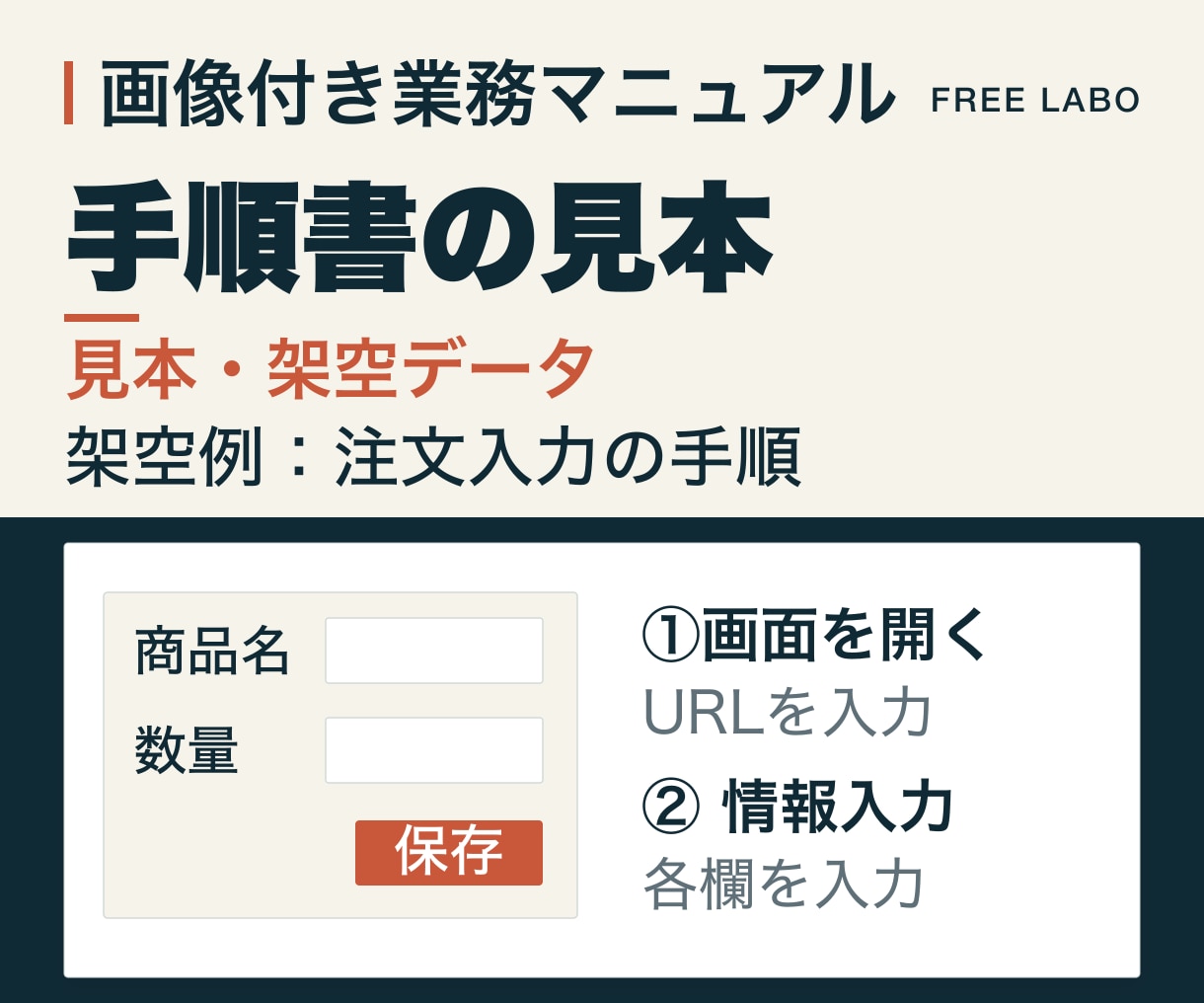 画像付き業務マニュアルを10ページで作ります 既存の手順・画面から編集可能な業務マニュアルを納品 イメージ3