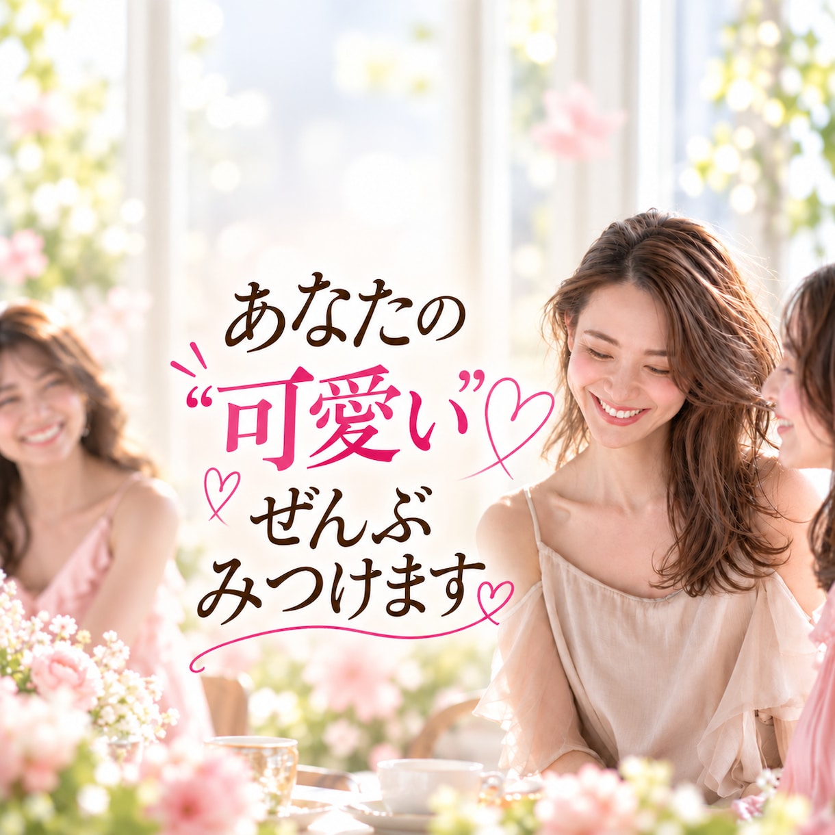 あなたの“可愛い”♡ぜんぶ見つけます あなたの気づいてない魅力をカードで言語化します イメージ1