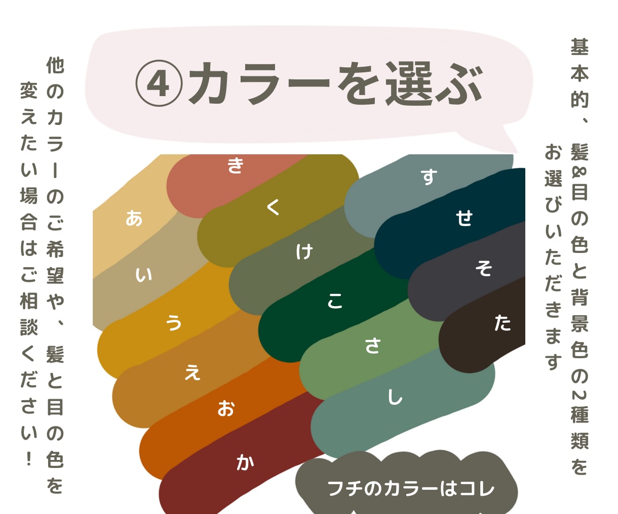 パーツと色を選ぶだけ！シンプルアイコン描きます 修正5回無料、2枚目無料で、納得のいくオリジナルアイコンを。 イメージ6