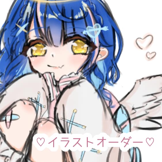 アイコン用の簡易イラストを作成します キラキラしたかわいい系orダウナー系が好きな方へ イメージ1