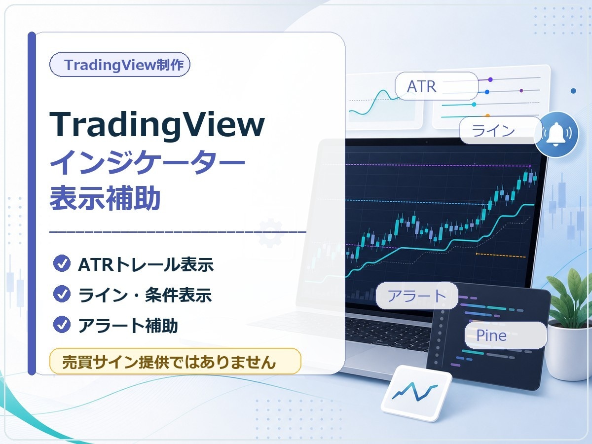 TradingViewインジケーターを作ります あなた専用のオリジナルのインジケーターを作成します。 イメージ1