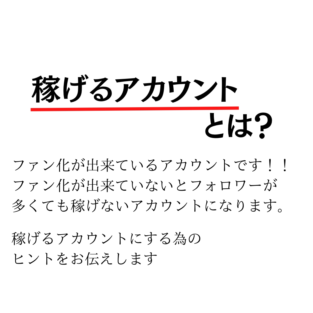 ビデオチャットでアカウント設計、分析をいたします まずはフォロワー1000人を目指すためのノウハウを教えます イメージ1