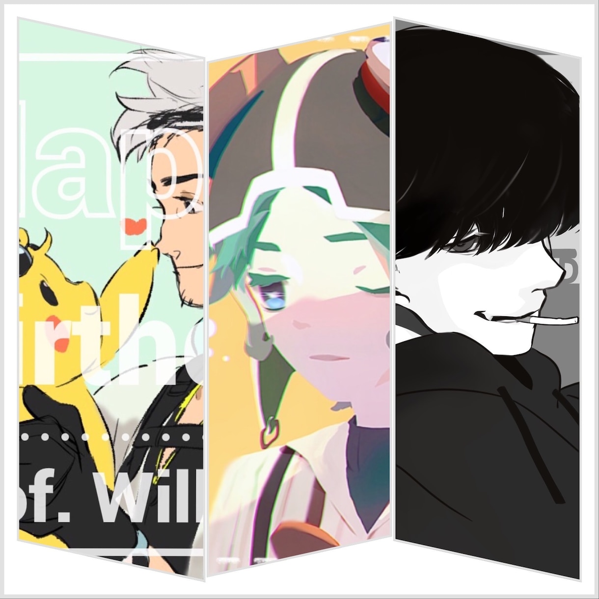 イラストオーダー承ります #デジタルイラスト #顔アイコン1人#背景は色が付く程度です イメージ3