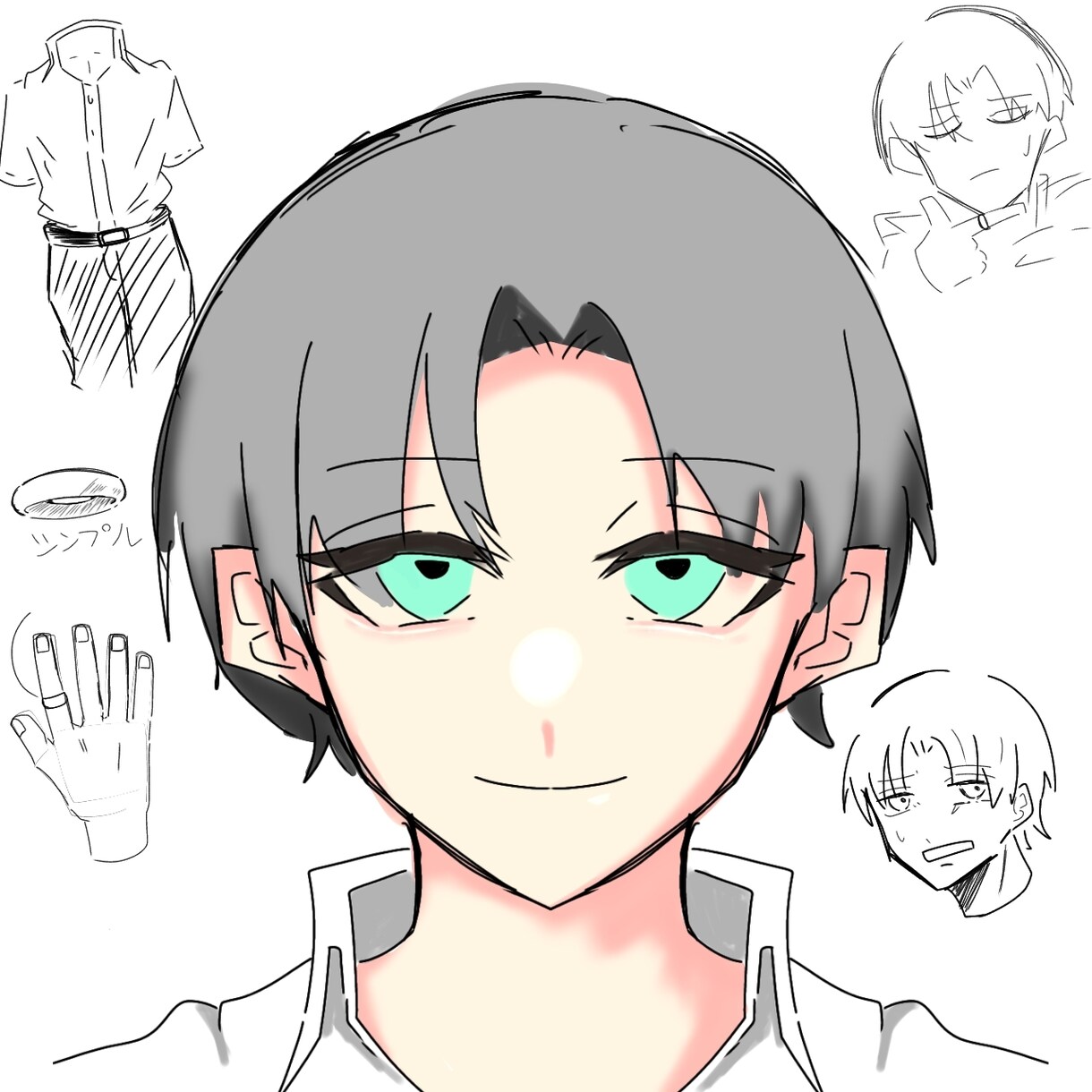 バストアップのアニメ風イラストを描きます オリキャラのアイデア提供になれば嬉しいです イメージ3