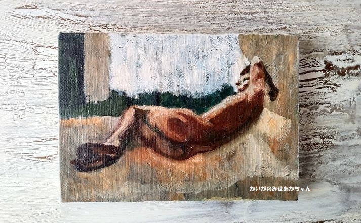 本格的な油彩画の肖像画を描きます 本物の絵の具と筆で描きます。筆後が残るアートな作風です。 イメージ8