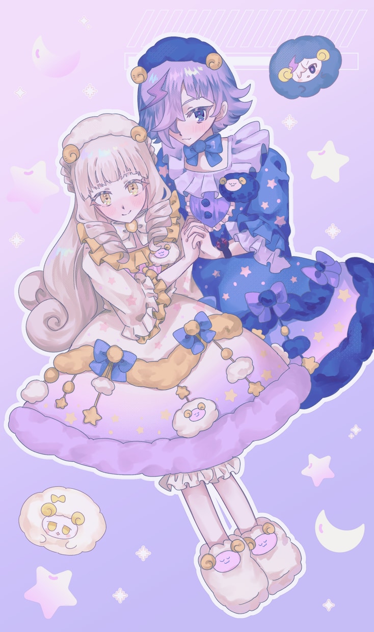 貴方のキャラクターを可愛いく描きます 可愛いモチーフ背景や衣装を描くのが得意です！ イメージ8