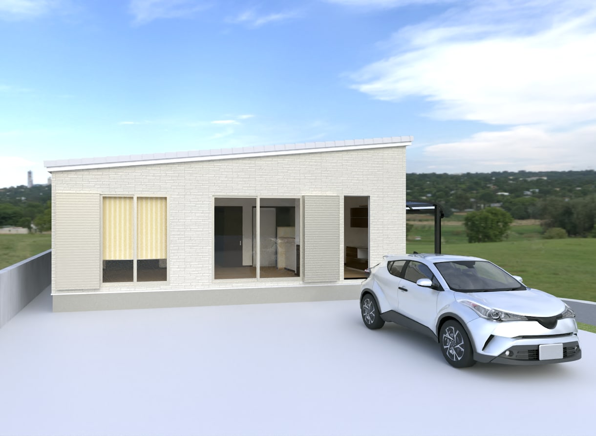 圧倒的なコスパで戸建て住宅のパースを作成します 安い！高品質！建築3Dイメージパースを作成します。 イメージ2