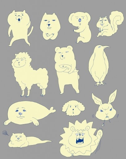 親しみのあるキャラクター制作いたします 人物・動物・食べ物・・・なんでも描きます！ イメージ3