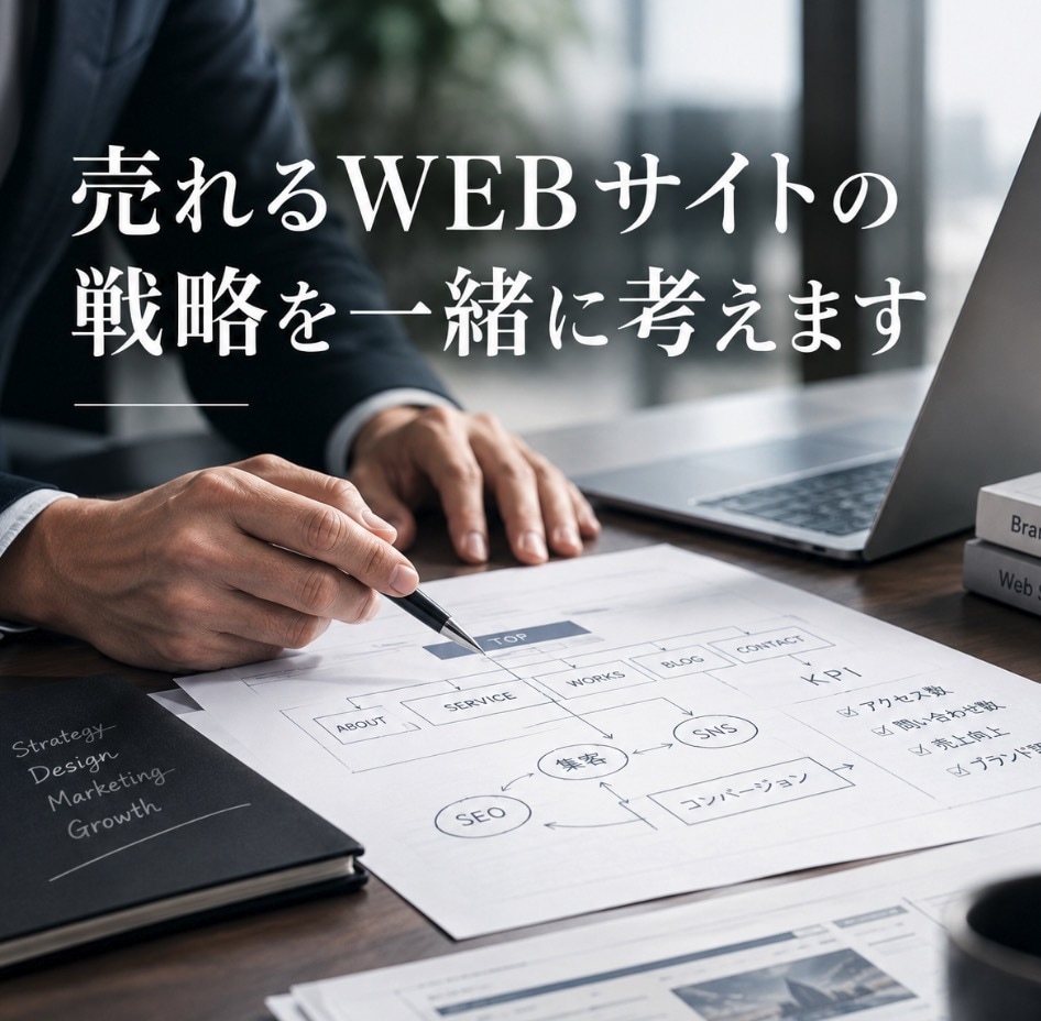 売れるWEBサイトの戦略を一緒に考えますます あなたの強みを整理し、選ばれるWEB戦略を考えます。 イメージ1