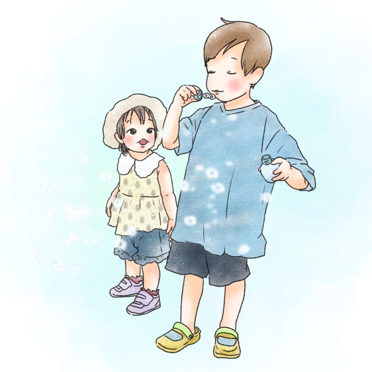 やわらかい雰囲気の似顔絵・挿絵を描きます 思い出の写真から、やさしい雰囲気の似顔絵を作成します イメージ10