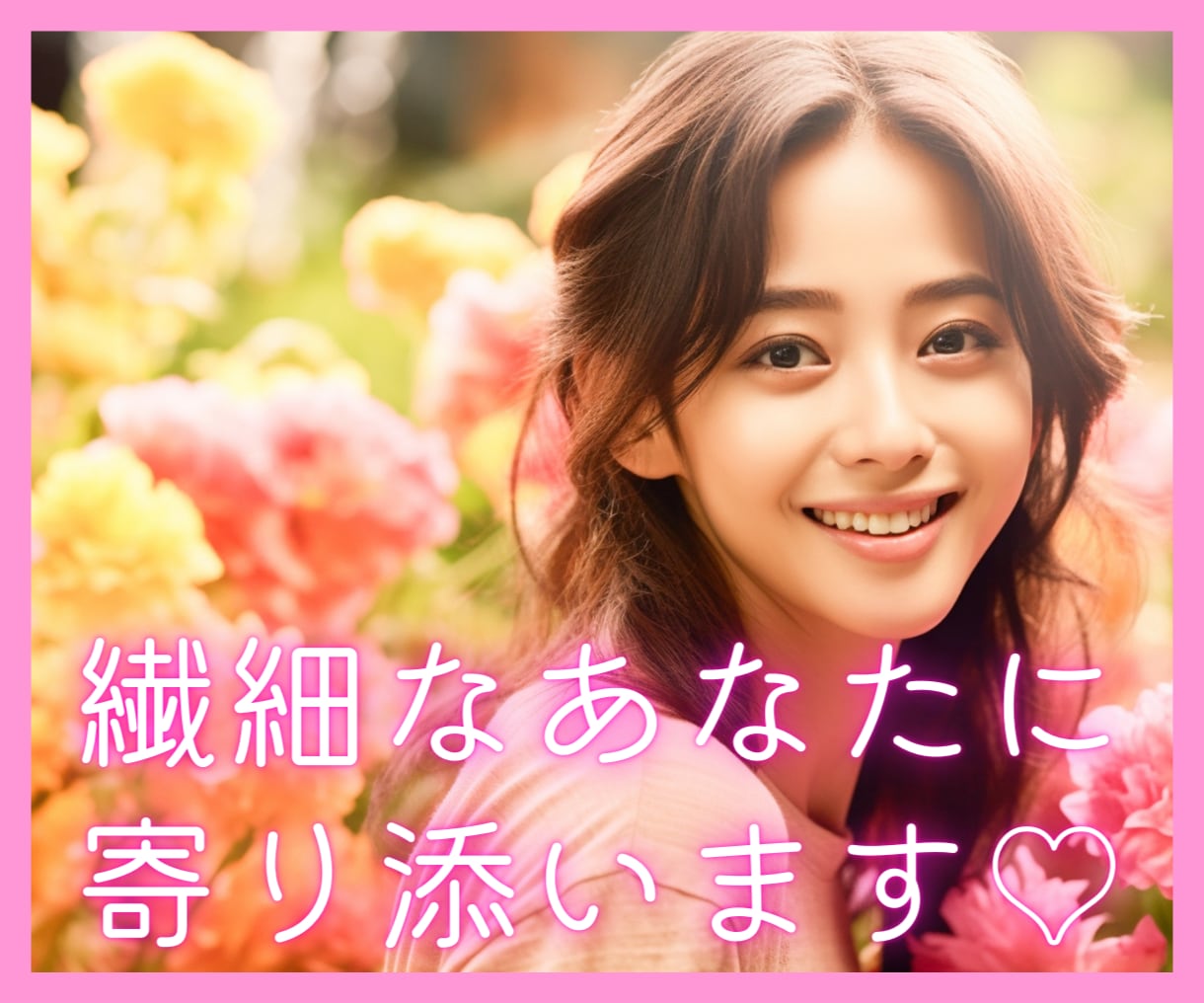 繊細さんのお悩み♡HSPの私がやさしく受け止めます 人間関係の疲れ、心のモヤモヤ私と一緒にリセットしましょう♪ イメージ1