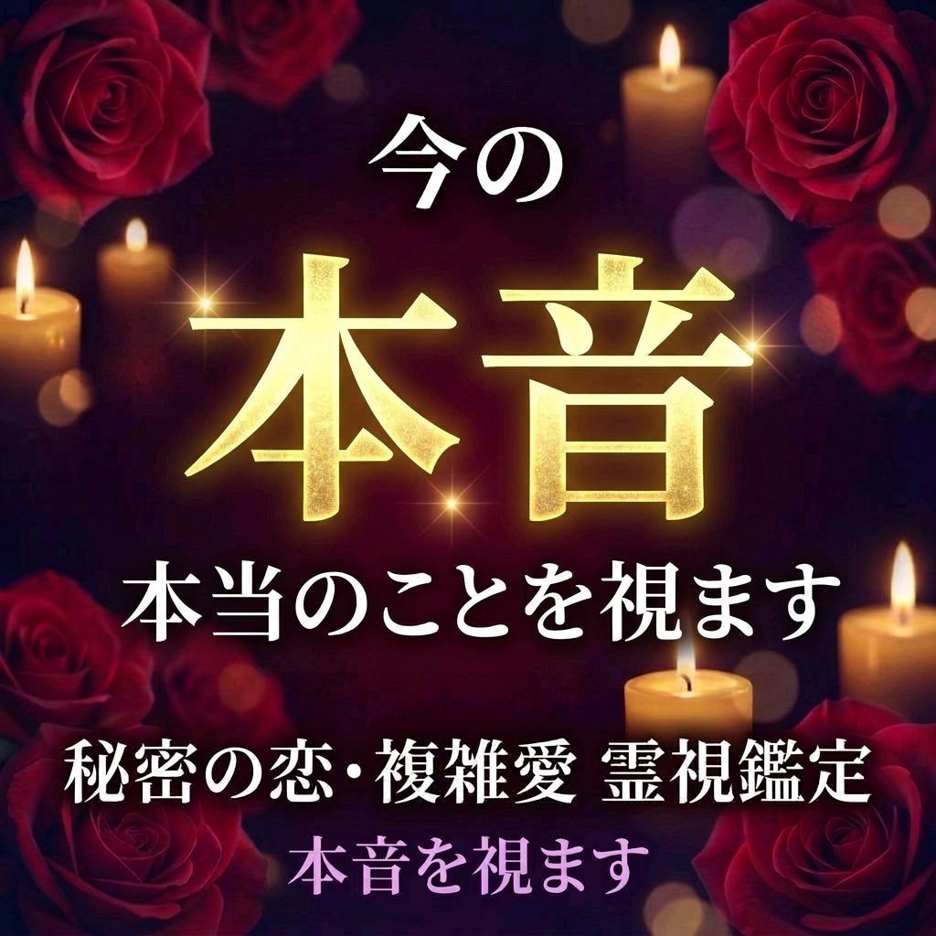 復縁｜彼の本音を霊視で視ます 霊視歴10年｜できる？できない？正直にお伝えします イメージ2