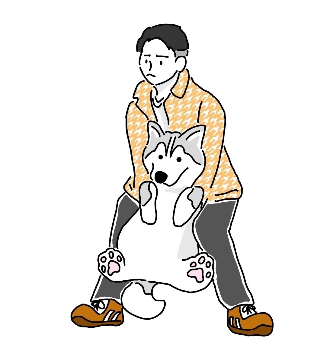 あなたとペット お描きします ⭐︎修正無制限⭐︎かわいくてシンプルなイラストお描きします イメージ2