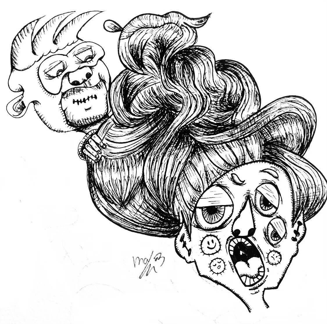 ユニークで個性的な絵を描きます 個性丸出しのイラスト描きます！ イメージ5
