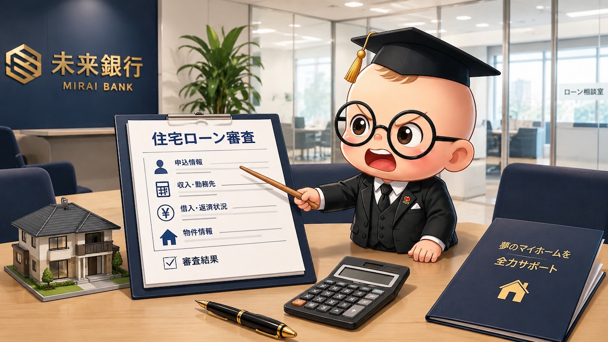 銀行内部目線　住宅ローン審査のポイントを伝授します 銀行12年・保証会社3年　住宅ローン審査の裏側を解説 イメージ1