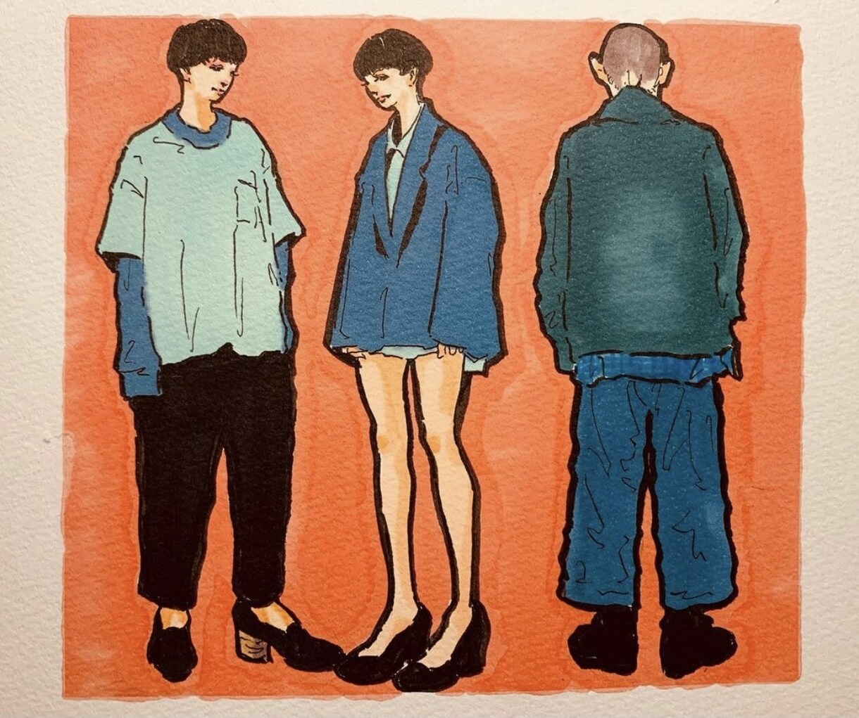 ゆるーいイラスト書いてます ゆるーいおしゃれイラストです。可愛いです。 イメージ9