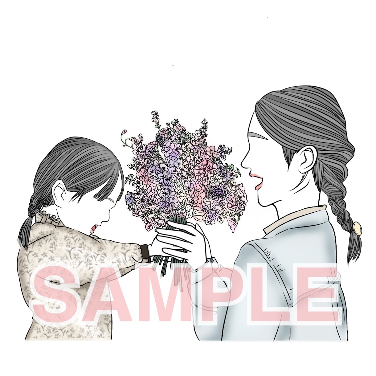 シンプルで可愛い♡おしゃれな韓国風イラストかきます ◎流行りの韓国風線画でみんな目が引く様なアイコンに♡ イメージ9