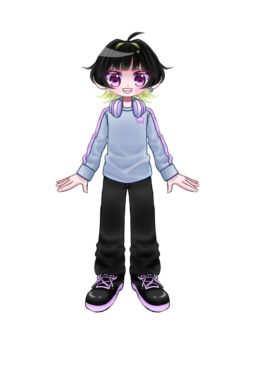 Vtuberキャラデザ〜モデリング全行程制作します あなたのためだけのVTuberキャラデザ〜モデリング制作！ イメージ7
