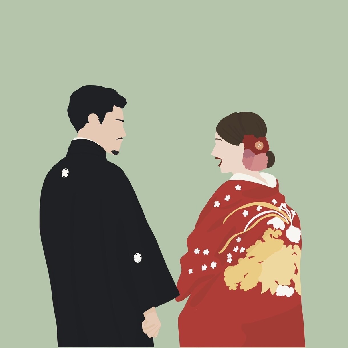 結婚式ウェルカムボードイラスト描きます 海外風フラットデザインで♡おしゃれな空間に♡ イメージ4