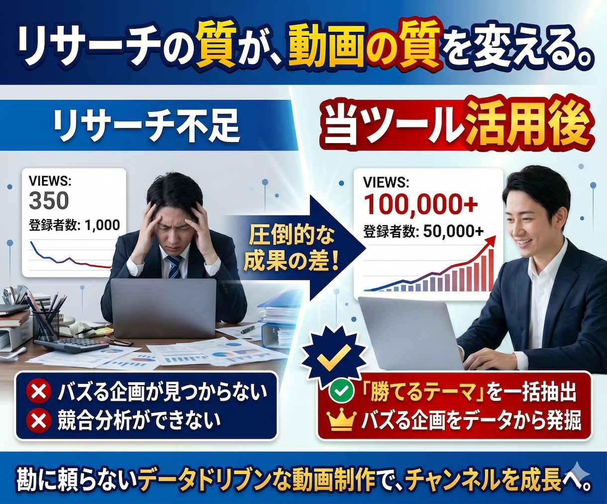 YouTube競合調査ツール販売します YouTube宣伝/マーケティング/再生/チャンネル登録 イメージ10