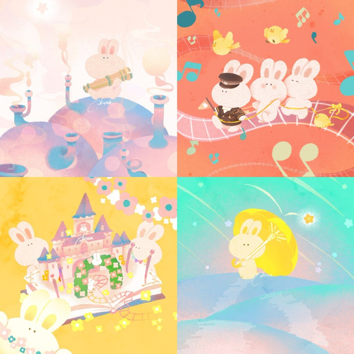 ゆるふわどうぶつイラスト制作いたします アイコンやヘッダー、お祝いカードや子供用品などをゆるかわに！ イメージ9