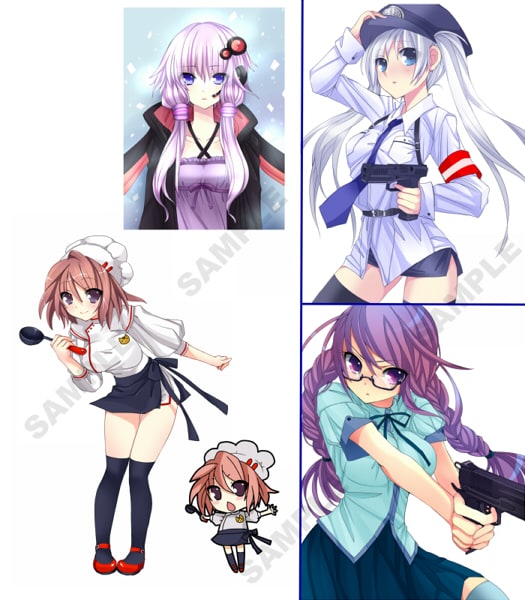 萌え系・美少女のイラスト承ります ヘッダー・立ち絵・挿絵など、商用利用可 イメージ3