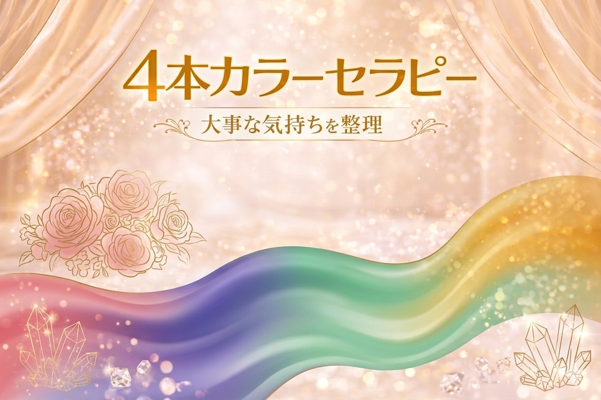 4本の色でしっかり読み解く！今の状態と流れを見ます 深く整理したいときに4本のカラーで診断します イメージ2