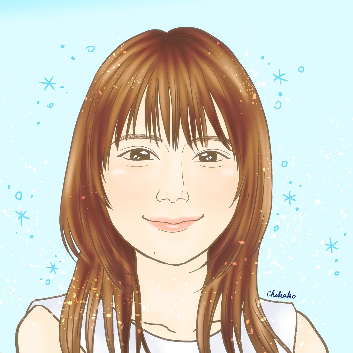 印刷発送可◎送料込！ほどよくリアルな似顔絵描きます お安くご提供中♪名刺やアイコン、プレゼントにも◎ イメージ7