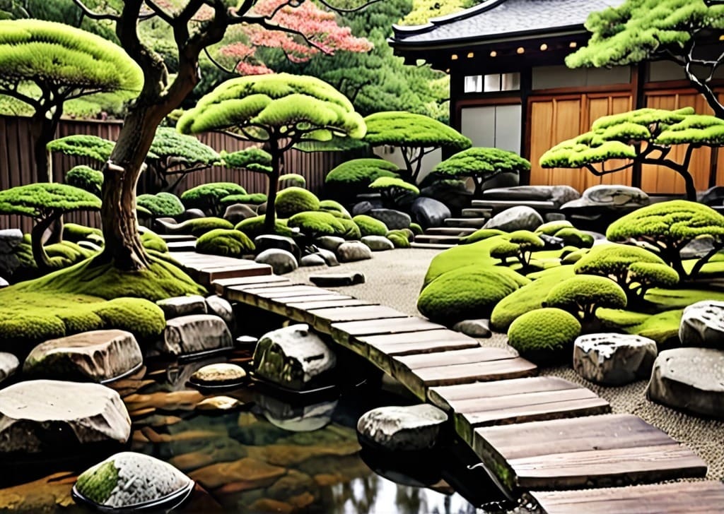 夢の和の庭園をあなたのイメージで制作します オリジナル庭園デザインサービス。印刷用BIGサイズ対応 イメージ1