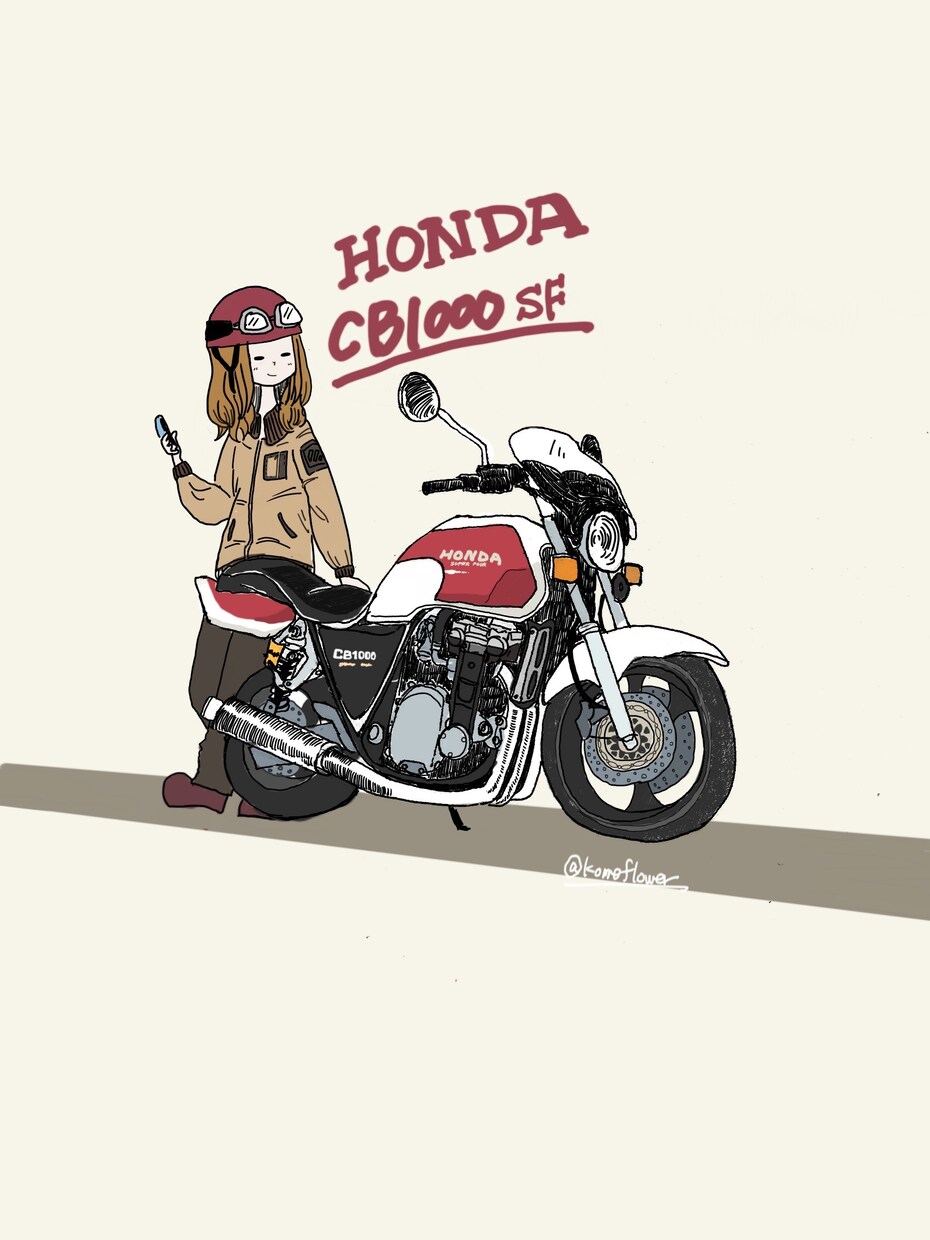 バイクイラスト作成します 可愛い絵柄でバイクのイラスト描かせて頂きます！ イメージ7