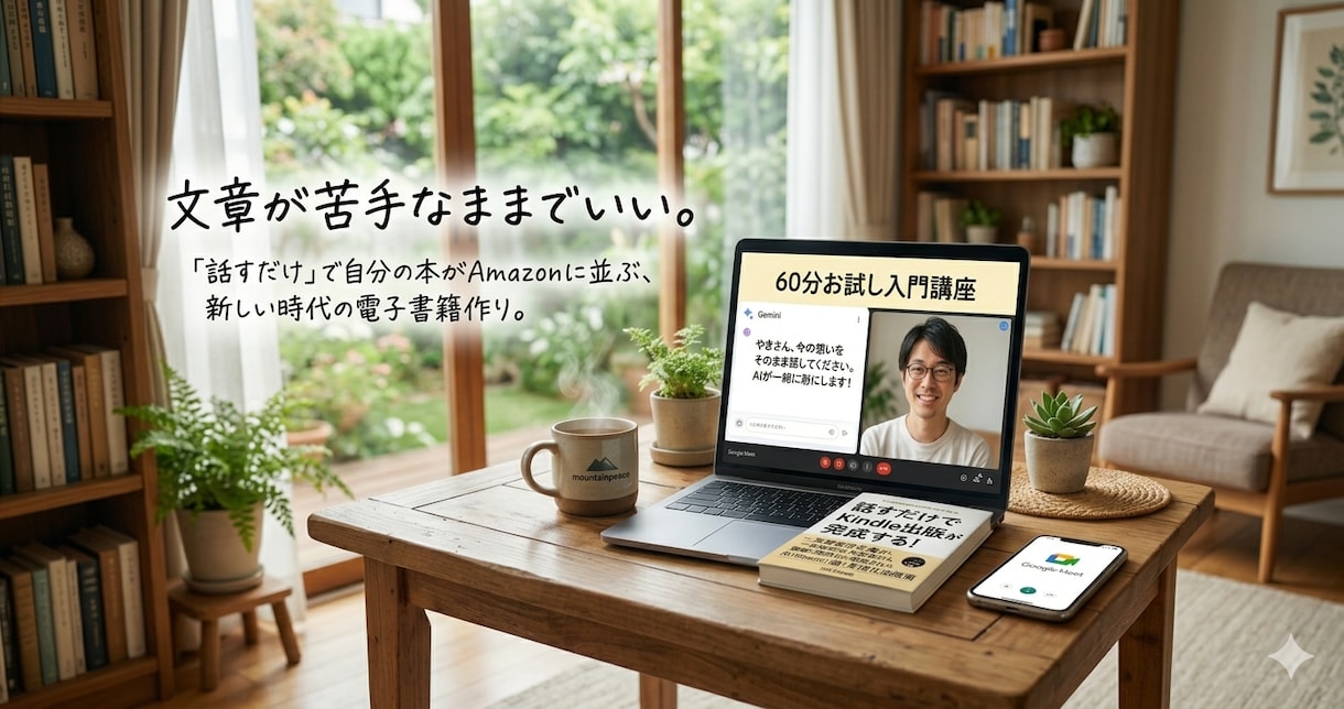 文章苦手でもできる！楽しい電子書籍作りを解説します 睡眠3時間の限界生活から僕を救った超・言語化出版ノウハウ イメージ1