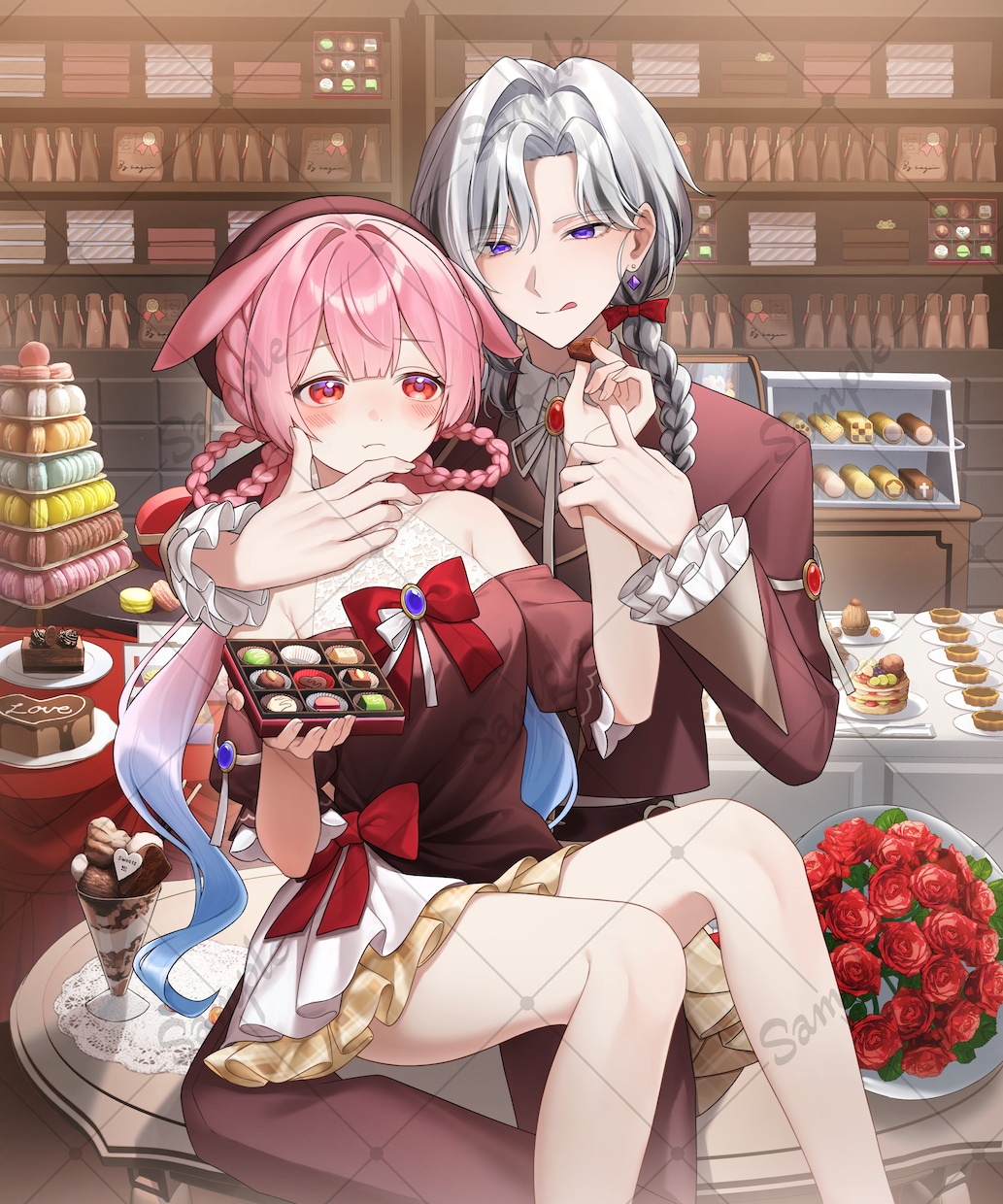 かわいい、かっこいい男女のイラスト描きます アイコンから一枚絵までクオリティを重視してお届けします！ イメージ2